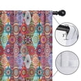 thumbnail image 4 of Blackout Kids Curtains,Multicolor Ethnic Diamond Pattern Childrens Insulated Curtains Set Of 2,Bedroom Essentials,Toddler Room Decor 42x54in(106x137cm), 4 of 5