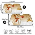thumbnail image 3 of Fotbe Christmas Snowman Gift Car Windshield Sunshade | Sun Visor Protector Front Window Shade, Keeps Out UV Rays, Keeps Your Vehicle Cool-Medium, 3 of 7