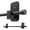 Black, variant on Self Adhesive No Drill Adjustable Curtain Rod Holder Hooks Brackets, Nail Free, No Drilling Hangers for Bathroom, Kitchen, Home, Bathroom and Hotel,Black