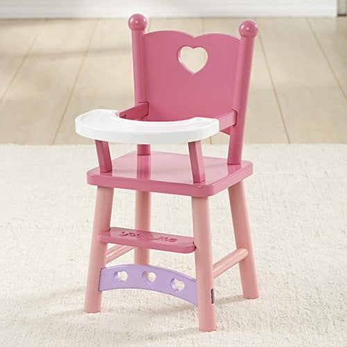 plastic doll high chair