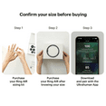 thumbnail image 3 of Ultrahuman Ring AIR Size 13 - World’s Lightest Sleep-Tracking Wearable - Space Silver, 3 of 7