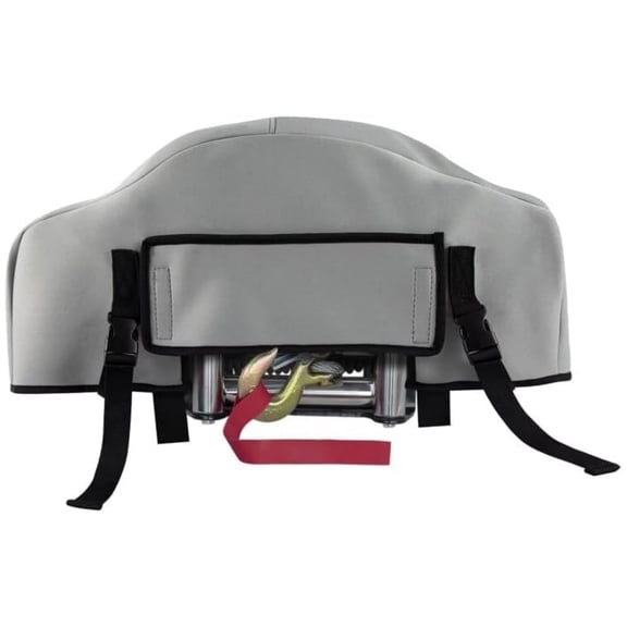 YXMEIGUO Winch Cover, Badlands Winch Cover 12000 lb Waterproof Winch Accessories, Weather Resistant Dust Cover for Electric Winches, Gray