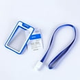thumbnail image 3 of Clear ID Card Cover Lanyard Name Card Sleeve Hard Plastic Anti-break for Student, 3 of 19