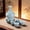 Pink green, variant on Zeiwohndc Ceramic Sake Set With Candle Stove Bottle 4 Cups Warming Bowl Set Serving Gift