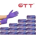 thumbnail image 2 of 400/1200pcs Purple Nitrile Gloves, 4.5mil, Disposable Nitrile Gloves, Household Cleaning Nitrile Gloves, Tools for Tattoo, Manicure, Hair Dressing And Household Cleaning, 2 of 15