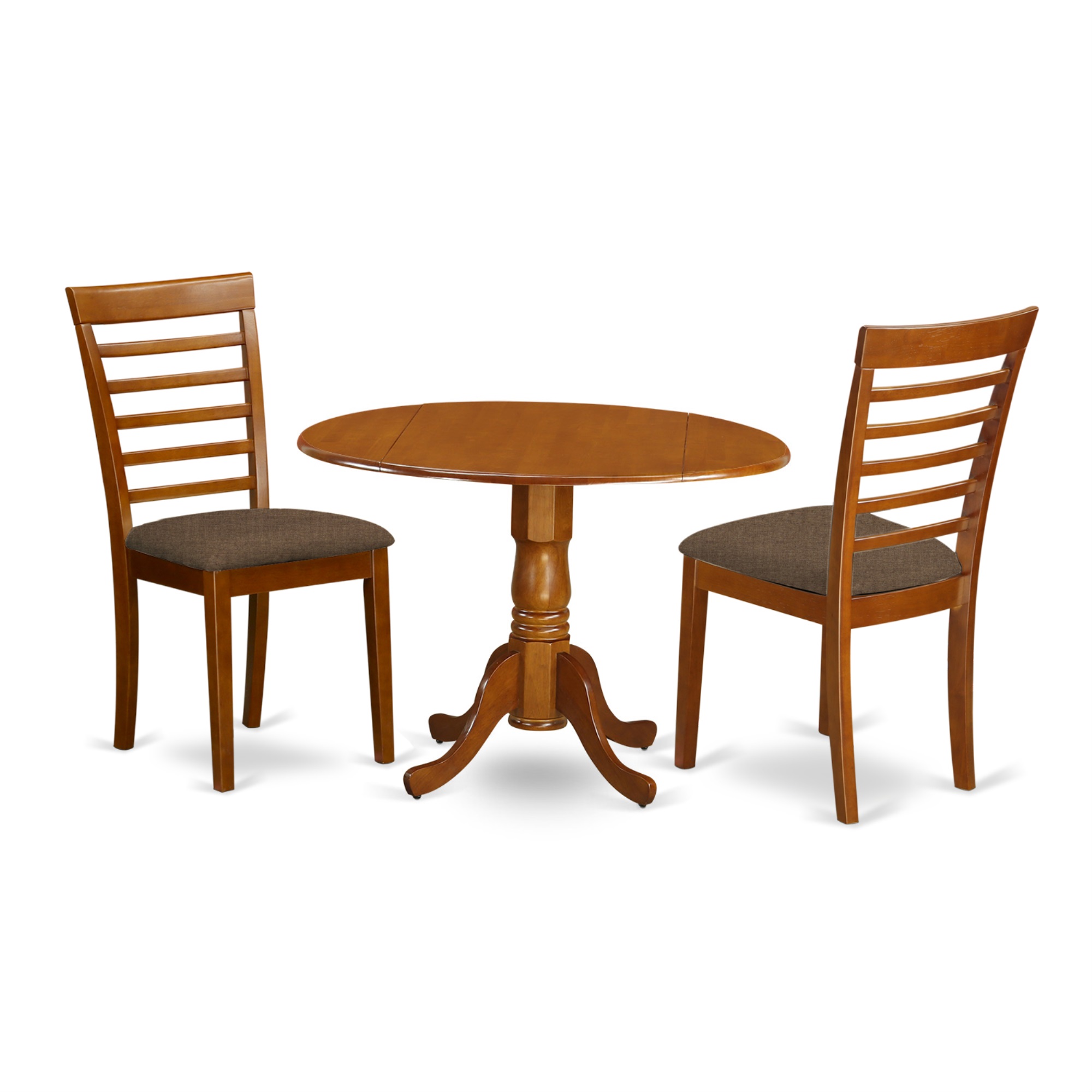 DLML3SBRC 3 Pc Kitchen Table setsmall Kitchen Table and 2 Dining Chairs
