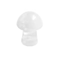 thumbnail image 1 of Xiao Hua 10 piezas de miniadorno de hongo de piedra de cristal blanco natural de 2 x 1,5 cm, pequeño adorno de escritorio artesanal de piedra de cristal de hongo., 1 of 5