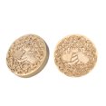 thumbnail image 1 of Cuadros Decorativos Sello de cera, cera de sellado vintage, cabeza de latón de 30 mm para tarjeta de sobre (12) Likrtyny embutido en tela, 1 of 8