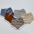 thumbnail image 3 of Summer Infants Toddler Short Sleeve Shorts Set Comfortable Breathable Clothes for Kids Daily Wear, 3 of 5
