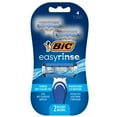 thumbnail image 1 of BIC EasyRinse Anti-Clogging Men's Disposable Razors for a Smoother Shave With Less Irritation*, Shaving Razors With 4 Blades, 2 Count, 1 of 9
