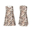thumbnail image 7 of Logiee Cute brown sloth monkey Print Summer Dresses for Women,Beach Sleeveless Flowy Pocket Tshirt Tank Sundresses,Women's Sleeveless Dress, 7 of 7