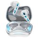thumbnail image 1 of Auriculares inalámbricos para videojuegos de baja latencia para smartphone y PC, con diseño resistente al agua y estuche de carga, 1 of 6