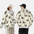 thumbnail image 4 of Balery Funny Chicken Sudadera ligera de manga larga con capucha y protección solar UPF 50+ para hombre y mujer, ideal para pesca y running-X-Large, 4 of 7