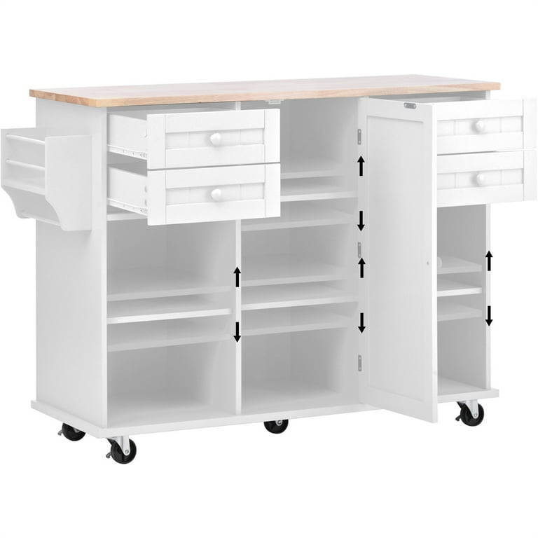 Walmart Kitchen Island Cart, 52.8