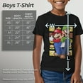 thumbnail image 5 of Boy's Nintendo Mario and Luigi  Graphic Tee Black X Large, 5 of 9