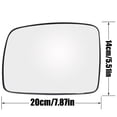 thumbnail image 4 of For Land Rover Discovery 3 Freelander 2 Range Rover Sport Left Right Driver 鈥媝assenger Door Side Wing Mirror Glass Heated Convex 108W5963-L, 4 of 6