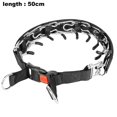thumbnail image 2 of 50cm Collar de clavos, sin tirones, con cubierta reflectante, collar de entrenamiento para perros de acero inoxidable ajustable, 2 of 5