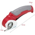 thumbnail image 4 of Tijeras eléctricas USB Recargable Cizalla pequeña Corte Tela Cuero Rojo Zulema Tijeras electricas, 4 of 8