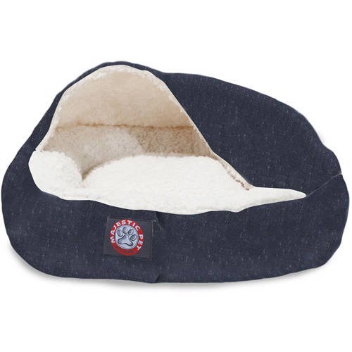 Majestic Pet Canopy Pet Cat Bed, Navy