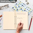 thumbnail image 4 of FORMRS 1-Subject Spiral Notebook 8" x 5" College Ruled 60 Refillable Sheet A5 Hard Cover, Blue Lemons Pattern, 4 of 7