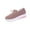 Pink Sneakers for Women, variant on Hopeusnice Sneakers for Women Soft Non-Slip Breathable Women's Sneakers Trendy Thick-Soled Heel Open Toe Flock Materials Summer Shoes Vacation Shoes Pink 42