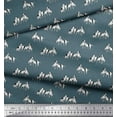 thumbnail image 3 of Soimoi Japan Crepe Satin Fabric Dalmatian Dog Print Fabric by The Yard 42 Inch Wide, 3 of 3