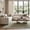 Olive, Sage Green, Off White / Finial, variant on Hauteloom Finial Wool Living Room, Bedroom Area Rug - Contemporary - Warm Gray, Beige, Off White - 6' x 9'