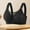 Black, variant on Juslio Bras for Women No Underwire Bra Comfortable Breathable Plus Size Backless Push Up Bra