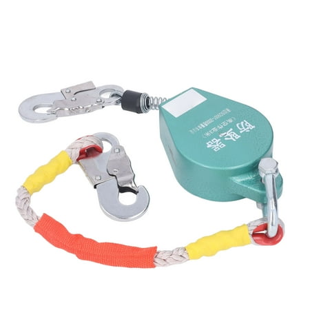 

Safeguarding High Altitude Outdoor Work with Retractable Rope Metal Hook-equipped Self-Locking Fall Arrestor