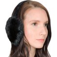 thumbnail image 1 of Orejeras para invierno para mujer, orejeras plegables y peludas para exteriores, suaves y peludas, calentadores de orejas, 1 of 3