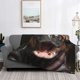 thumbnail image 2 of Balery Playful Baby Hippo Splash Manta de Franela con Dibujo, Lujo Ultra Suave y Cálido, Antipelusa y Resistente a las Arrugas para Cama, Sofá, Camping -40"x30", 2 of 6