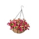 thumbnail image 5 of Cesta de flores artificiales, planta colgante falsa, decoración para colgar , maceta con cadena DIY para hogar, porche, balcón, exterior e Rosa, 5 of 8