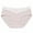 Coffee, variant on ShomPort Women's Cotton Striped Panties Comfortable Seamless Briefs Mid Waist Basic Hipster Underwear