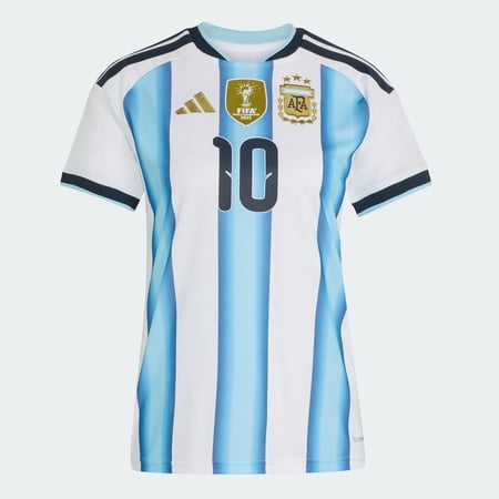 adidas Argentina Women's Away Messi #10 Soccer Jersey