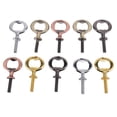 thumbnail image 1 of 10Pcs Metal Bottle Opener Blanks Stainless Steel Bottle Opener Inserts Kit Threaded Beer Opener Hardware, 1 of 9