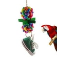 thumbnail image 3 of Pet Enjoy Bird Climbing Chewing Toys,Parrot Sneakers Colorful Shredder Hanging Cage Bite Toys for Small Parakeets,Cockatiel,Conures,Finches,Parrots, 3 of 7