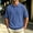 Blue, variant on COSFO Short Sleeve Mens Polo Shirt Golf Casual Performance Shirt Textured Solid Pullover Classic Fit Collared Tee Shirts Mens
