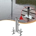 thumbnail image 1 of Base metálica para sombrilla, fácil instalación, soporte de montaje resistente, soporte para sombrilla para balcón, exterior, muelle, terraza, Funda de 29 mm, 1 of 8