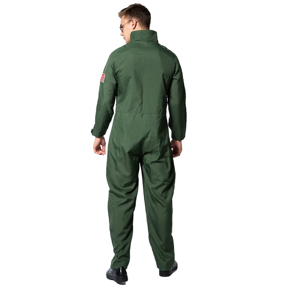 Men's Air Force Fighter Pilot Costume Adult/Kid Flight Suit
