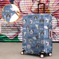 thumbnail image 4 of Dog with Woof and Bark Luggage Cover Fashion Suitcase Cover Baggage Covers Fit 25-28 Inch Luggage (Go Travel), 4 of 5