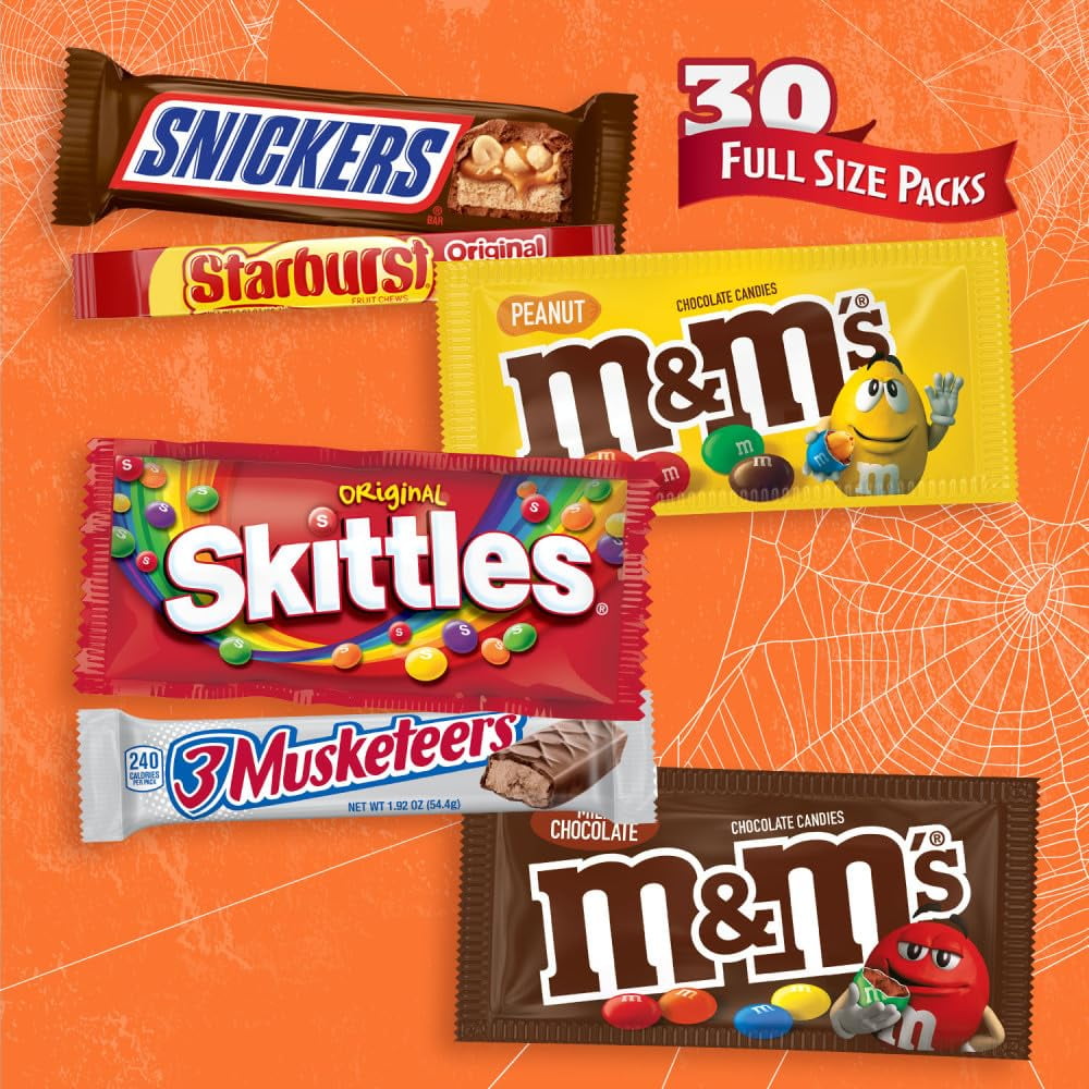 MARS M&M'S, SNICKERS, 3 MUSKETEERS, SKITTLES & STARBURST MARS M&M'S, SNICKERS, 3 MUSKETEERS, SKITTLES & STARBURST
