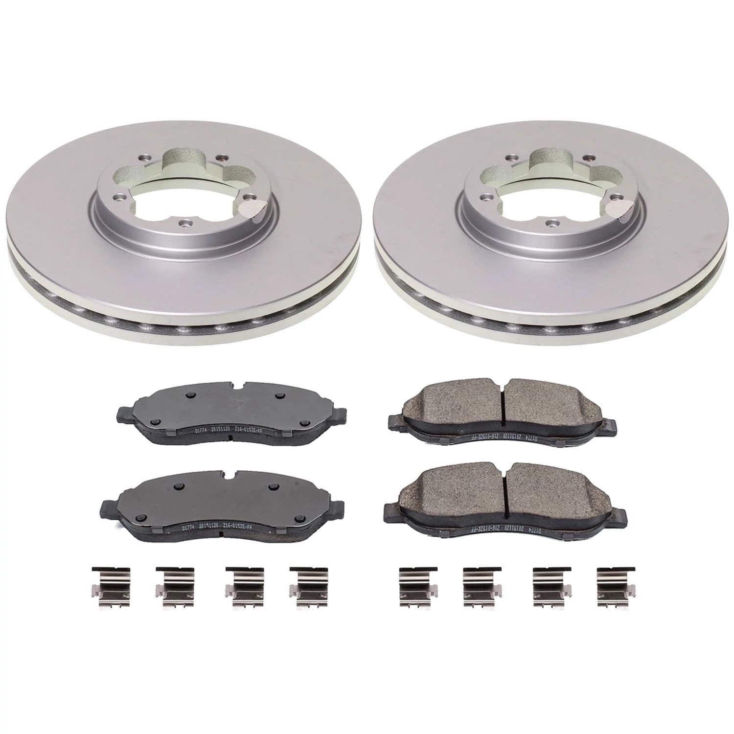 PowerStop Front Geomet Coated Brake Rotor and Pad Kit Fits: FORD Select Models CRK8988