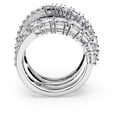 thumbnail image 4 of Anillo Swarovski Hyperbola con cortes mixtos en cristal transparente, 4 of 6