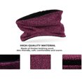 thumbnail image 4 of Sinhoon Winter Beanie Hat & Scarf & Touchscreen Gloves, Warm Knit Fleece Lined Beanie Gloves Infinity Scarf Set for Men and Women (Rosy), 4 of 6