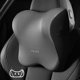 thumbnail image 5 of Almohada cervical de espuma viscoelástica para viajes | Cojín para reposacabezas de coche y avión con soporte lumbar | Funda de terciopelo transpirable para aliviar el estrés en aviones, trenes y en, 5 of 8