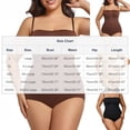 thumbnail image 3 of JGGSPWM Bodysuit for Women Tummy Control Shapewear Seamless Tight Strapless Suspender Body Clothes Body Shaping Open Jumpsuit Black XXXL, 3 of 7