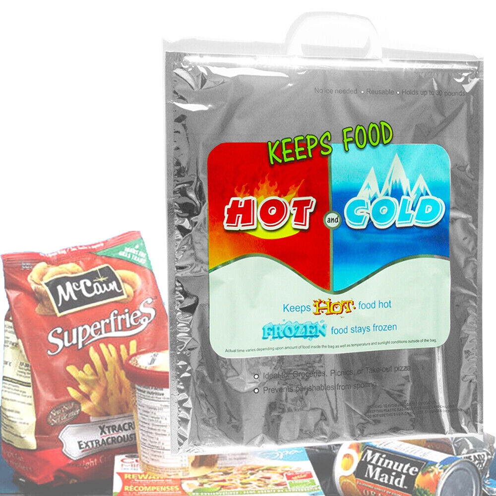 hot cold insulated thermal food storage & carry bags