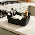 thumbnail image 4 of NWOKYZGH 1Pc Plastic Storage Bins, Pantry Organizers and Storage, Pantry Organizer Bins, Plastic Containers with Handle for Kitchen, Freezer, Cabinet, Closet, Bathroom Under Sink Storage, 4 of 6