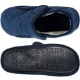 thumbnail image 2 of Men's Navy Edema Slipper for Swollen Feet-opens Fully (XL 12-13), 2 of 4