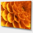 thumbnail image 2 of Yellow Abstract Floral Design - Floral Canvas Art Print, 2 of 3